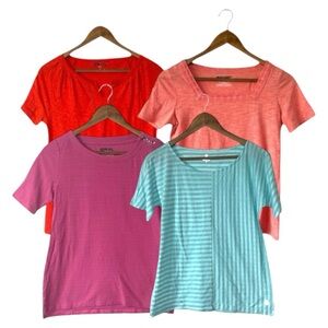 Bundle 4 Talbots Short Sleeve Tops Shirts Size Small